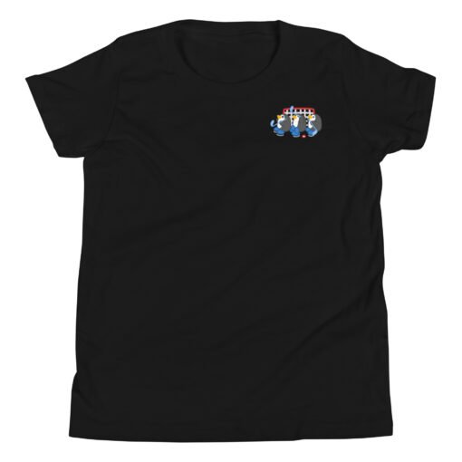 Youth Short Sleeve T-Shirt Penguin Team Hockey - Image 2