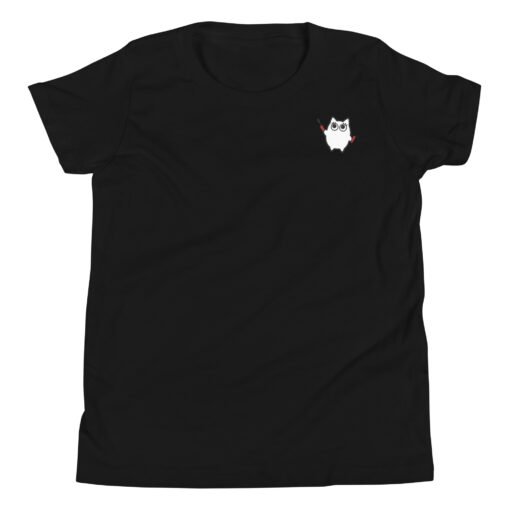 Youth Short Sleeve T-Shirt Little Ghost Makeup - Image 2