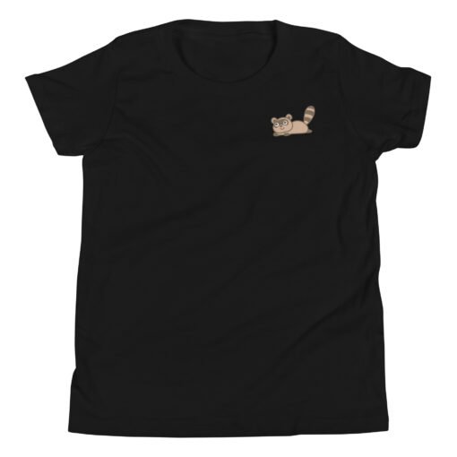 Youth Short Sleeve T-Shirt Raccoon - Image 2