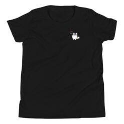 Alternative view of Youth Short Sleeve T-Shirt Little Ghost Painting