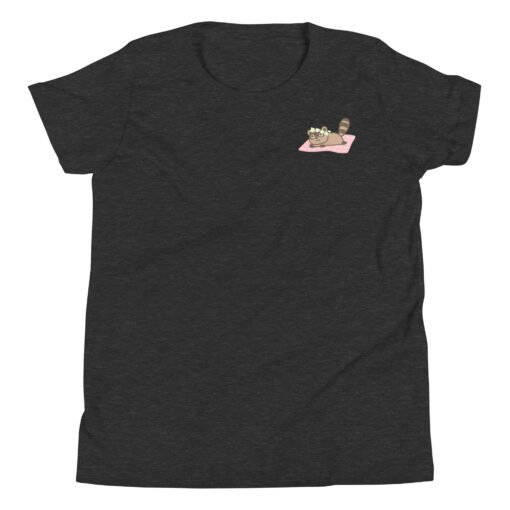 Youth Short Sleeve T-Shirt Raccoon Picnic - Image 6