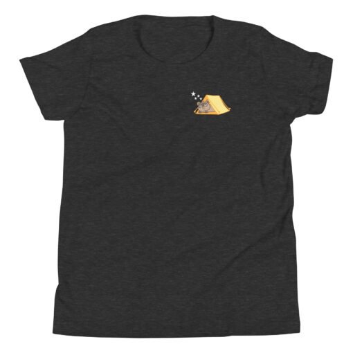 Youth Short Sleeve T-Shirt Raccoon Camping - Image 6