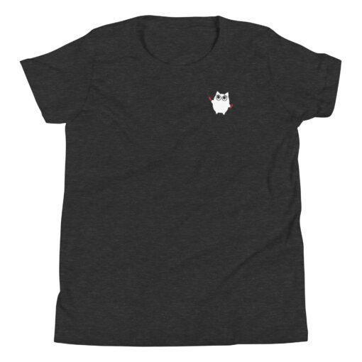 Youth Short Sleeve T-Shirt Little Ghost Makeup - Image 6