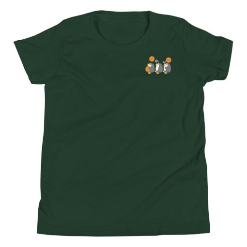 Youth Short Sleeve T-Shirt Penguin Team Basketball - Image 5