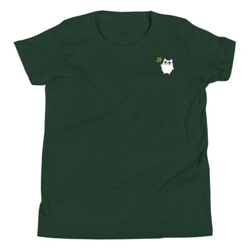 Youth Short Sleeve T-Shirt Little Ghost Flower - Image 5
