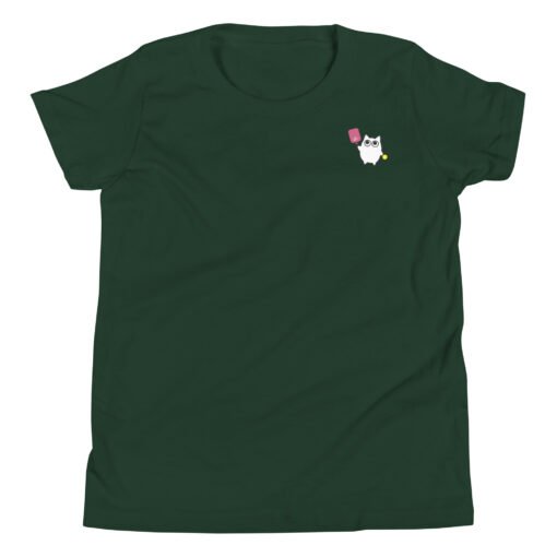 Youth Short Sleeve T-Shirt Little Ghost Pickleball - Image 5