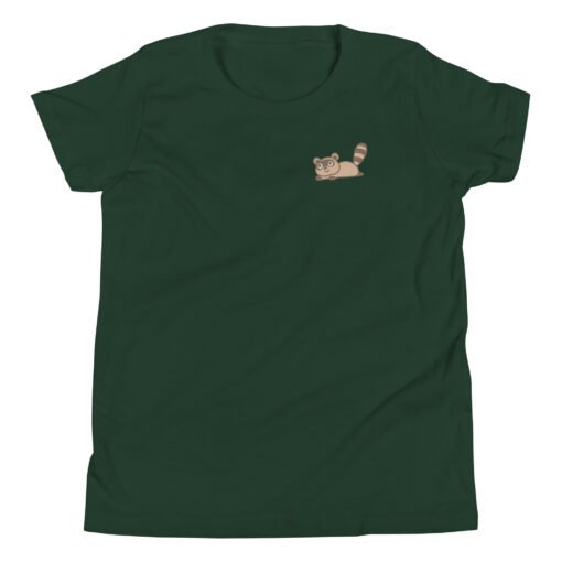 Youth Short Sleeve T-Shirt Raccoon - Image 5