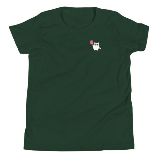 Youth Short Sleeve T-Shirt Little Ghost Pickleball - Image 5