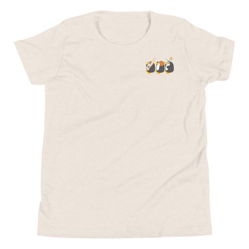 Youth Short Sleeve T-Shirt Penguin Team Baseball - Image 9