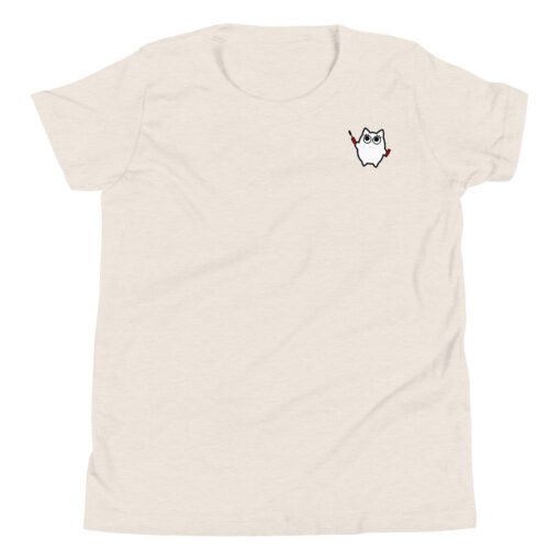 Youth Short Sleeve T-Shirt Little Ghost Makeup - Image 9