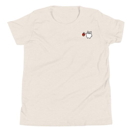 Youth Short Sleeve T-Shirt Little Ghost Lantern - Image 9