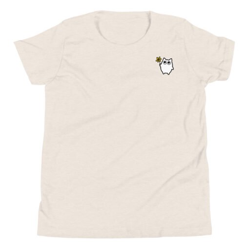 Youth Short Sleeve T-Shirt Little Ghost Flower - Image 9