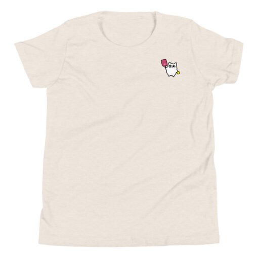 Youth Short Sleeve T-Shirt Little Ghost Pickleball - Image 9