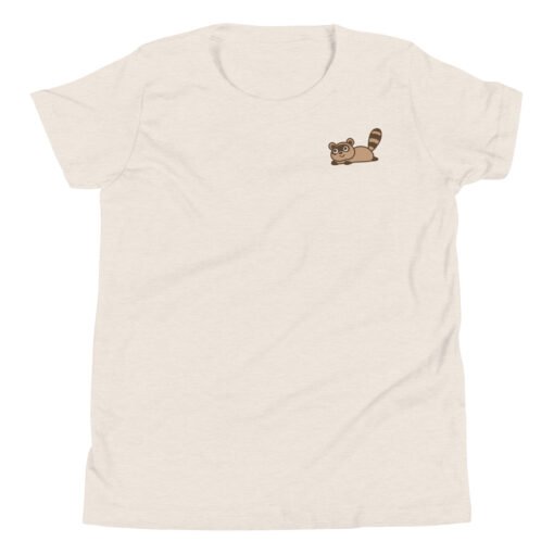 Youth Short Sleeve T-Shirt Raccoon - Image 9