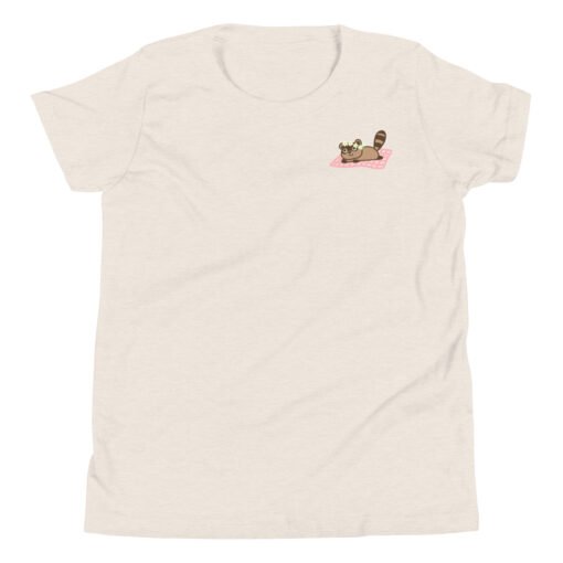 Youth Short Sleeve T-Shirt Raccoon Picnic - Image 9