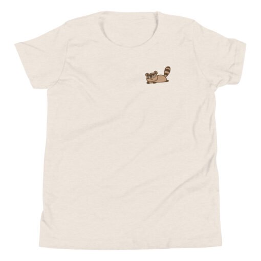 Youth Short Sleeve T-Shirt Raccoon - Image 9