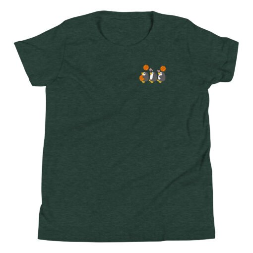 Youth Short Sleeve T-Shirt Penguin Team Basketball - Image 7