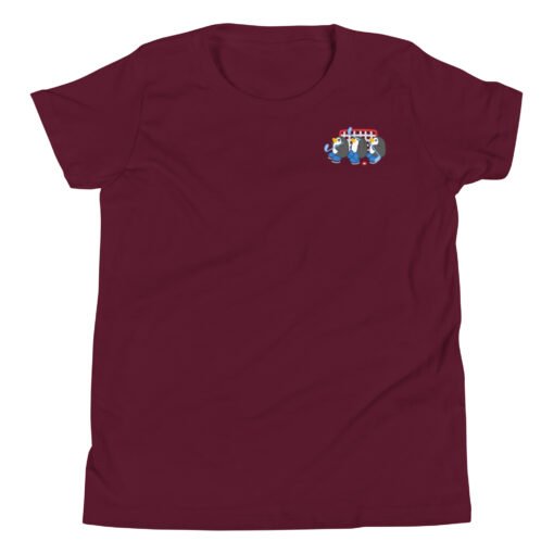Youth Short Sleeve T-Shirt Penguin Team Hockey - Image 4