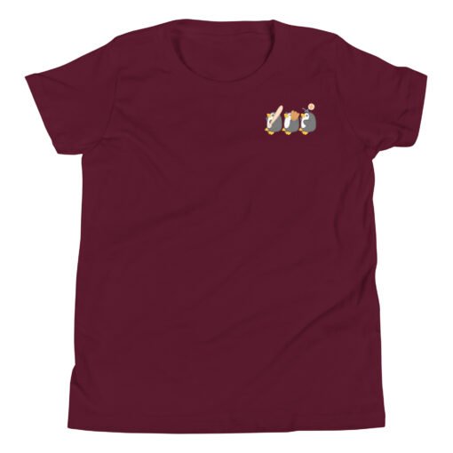 Youth Short Sleeve T-Shirt Penguin Team Baseball - Image 4