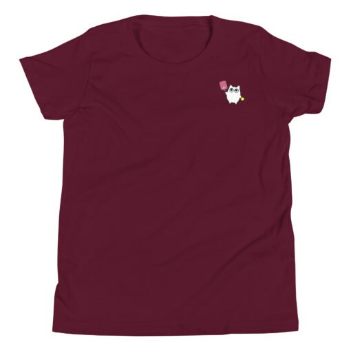 Youth Short Sleeve T-Shirt Little Ghost Pickleball - Image 4