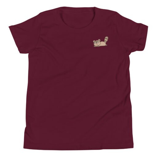 Youth Short Sleeve T-Shirt Raccoon - Image 4
