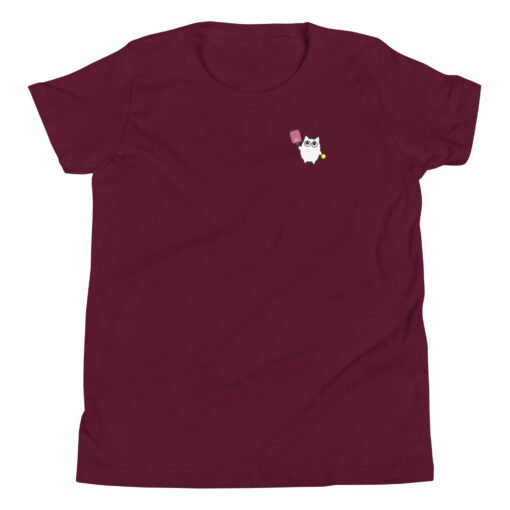 Youth Short Sleeve T-Shirt Little Ghost Pickleball - Image 4