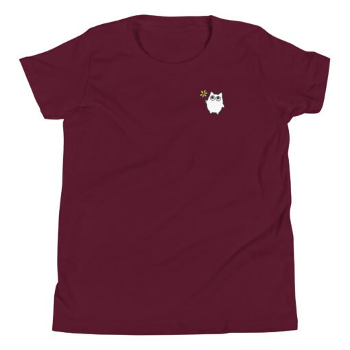 Youth Short Sleeve T-Shirt Little Ghost Flower - Image 4