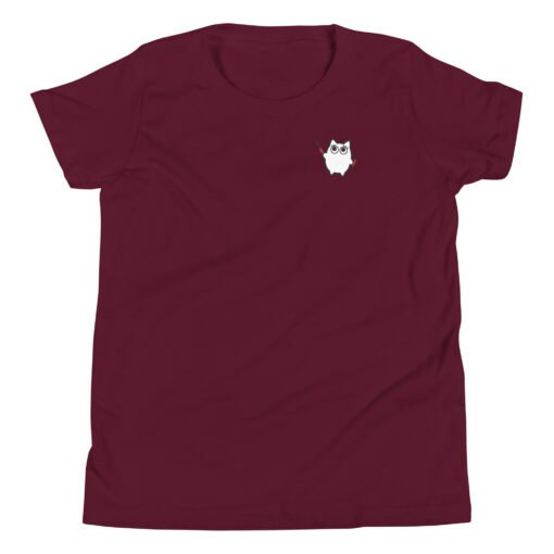Youth Short Sleeve T-Shirt Little Ghost Makeup - Image 4