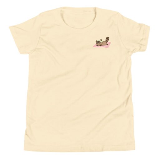 Youth Short Sleeve T-Shirt Raccoon Picnic - Image 10