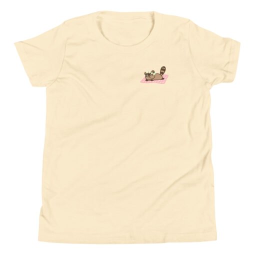 Youth Short Sleeve T-Shirt Raccoon Picnic - Image 10
