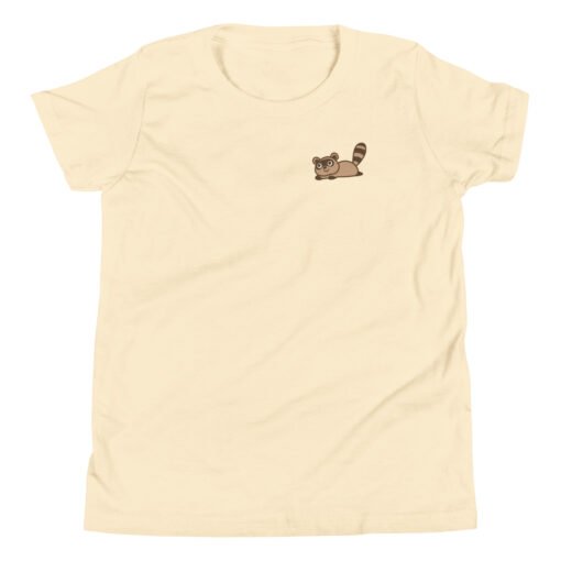 Youth Short Sleeve T-Shirt Raccoon - Image 10