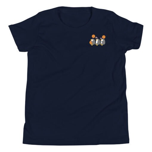 Youth Short Sleeve T-Shirt Penguin Team Basketball - Image 3