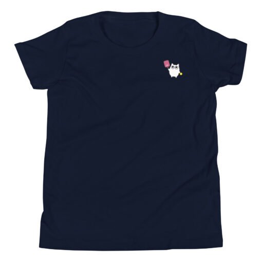 Youth Short Sleeve T-Shirt Little Ghost Pickleball - Image 3