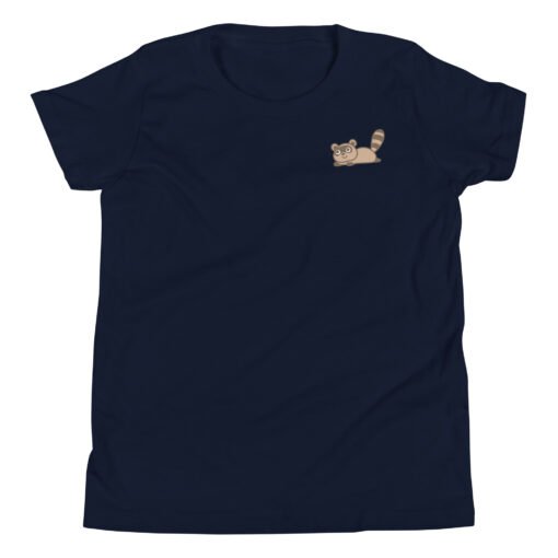 Youth Short Sleeve T-Shirt Raccoon - Image 3