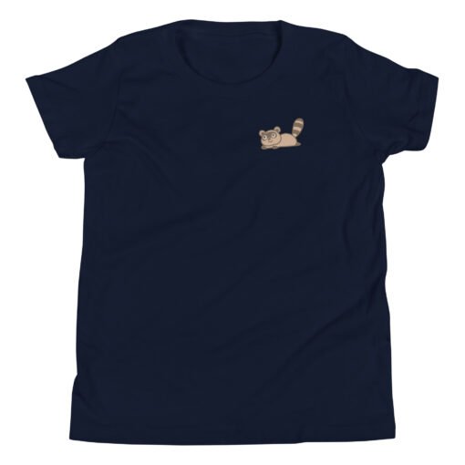 Youth Short Sleeve T-Shirt Raccoon - Image 3