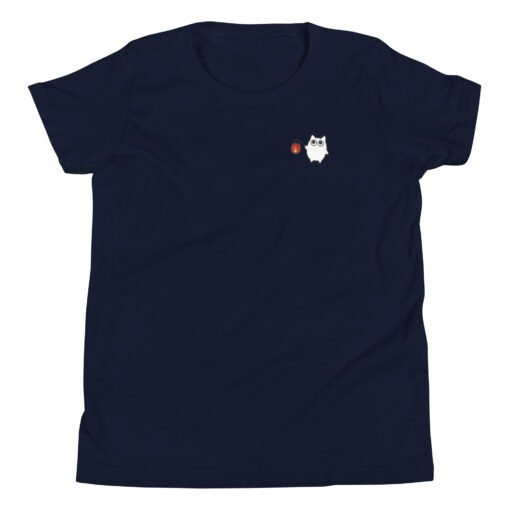 Youth Short Sleeve T-Shirt Little Ghost Lantern - Image 3