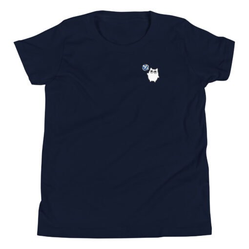 Youth Short Sleeve T-Shirt Little Ghost Volleyball - Image 3