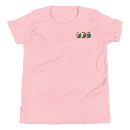 Youth Short Sleeve T-Shirt Penguin Team Baseball - Image 8