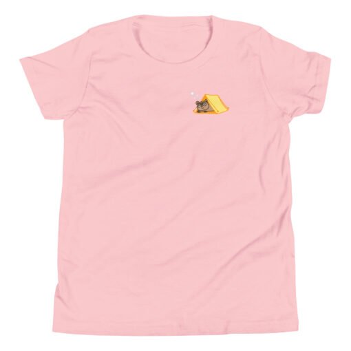 Youth Short Sleeve T-Shirt Raccoon Camping - Image 8