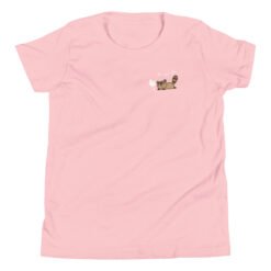 Youth Short Sleeve T-Shirt Raccoon Dandelion