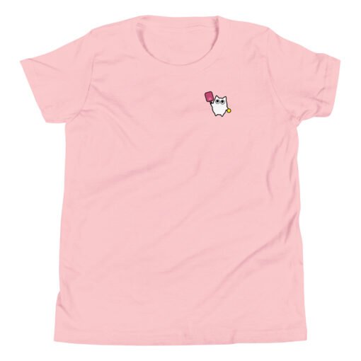 Youth Short Sleeve T-Shirt Little Ghost Pickleball - Image 8
