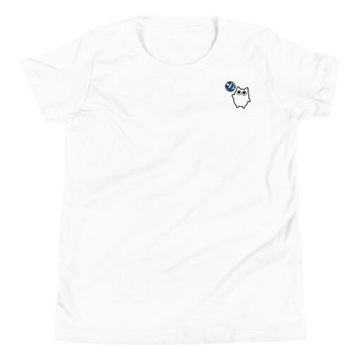 Youth Short Sleeve T-Shirt Little Ghost Volleyball
