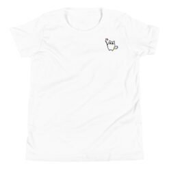 Youth Short Sleeve T-Shirt Little Ghost Painting