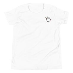 Youth Short Sleeve T-Shirt Little Ghost Makeup