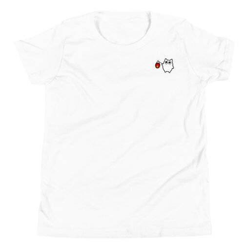 Youth Short Sleeve T-Shirt Little Ghost Lantern
