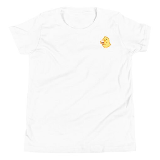 Youth Short Sleeve T-Shirt Baby Chick Coffee