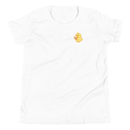 Youth Short Sleeve T-Shirt Baby Chick Coffee