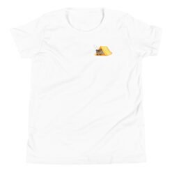 Youth Short Sleeve T-Shirt Raccoon Camping