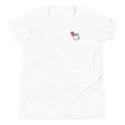 Youth Short Sleeve T-Shirt Little Ghost Pickleball