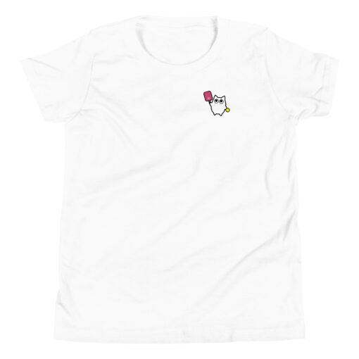 Youth Short Sleeve T-Shirt Little Ghost Pickleball